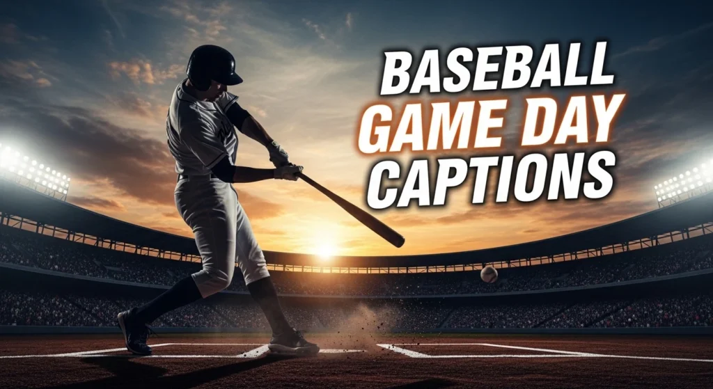 Baseball Game Day Captions