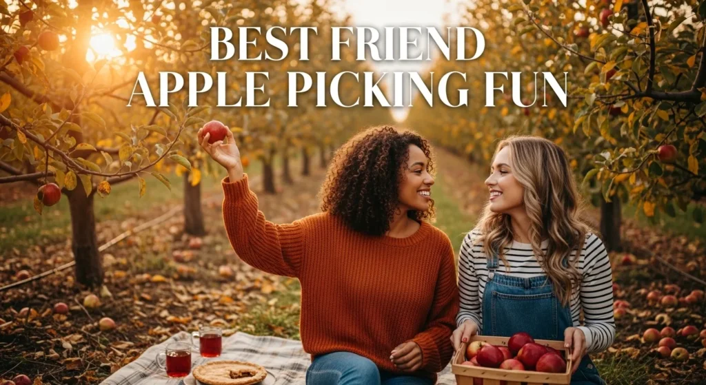Best Friend Apple Picking Fun