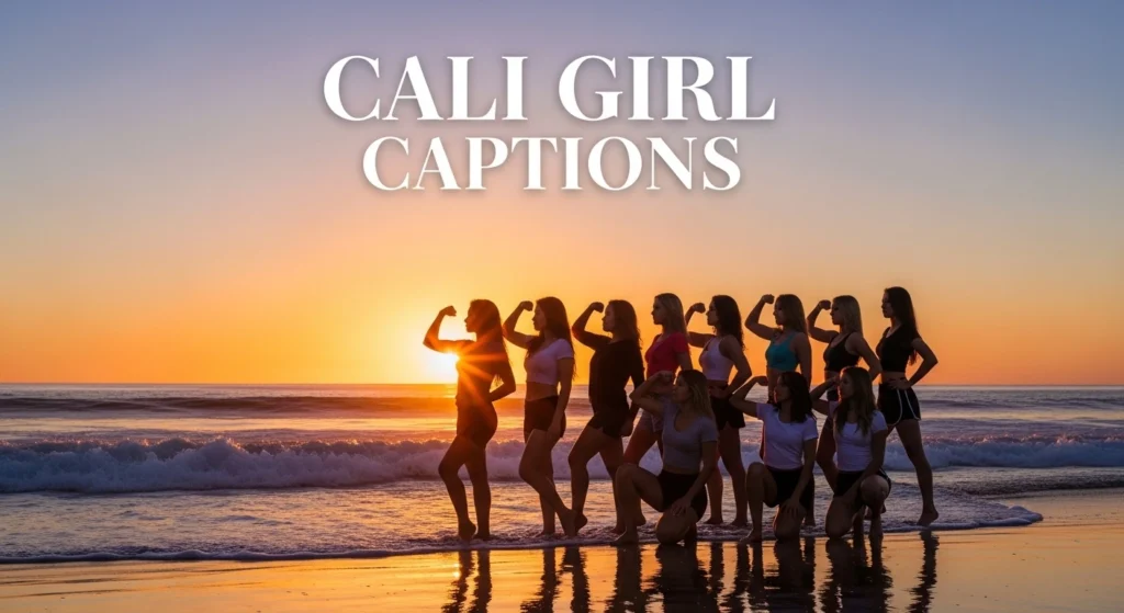 Cali Girl Captions