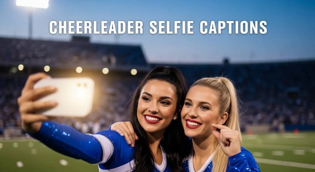 Cheerleader Selfie Captions