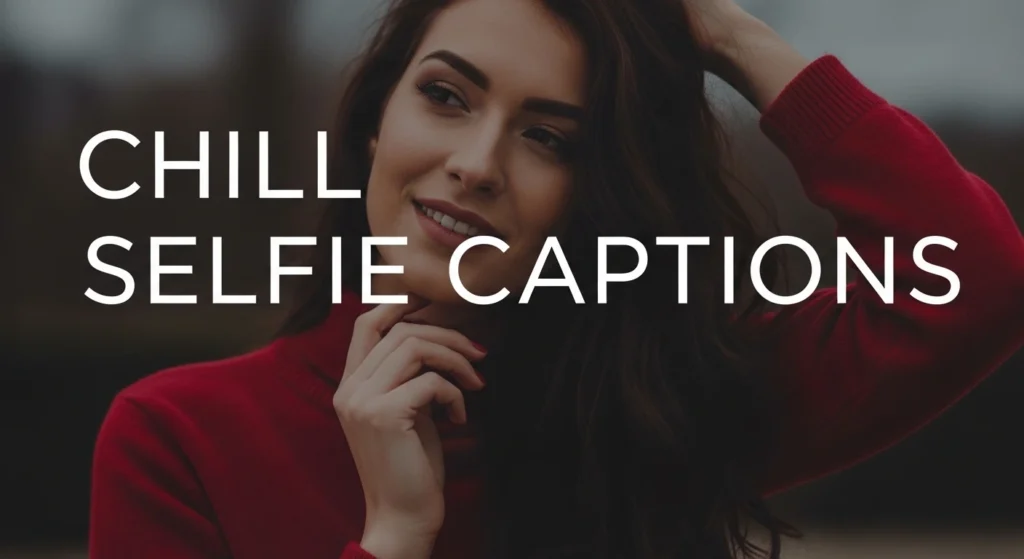 Chill Selfie Captions