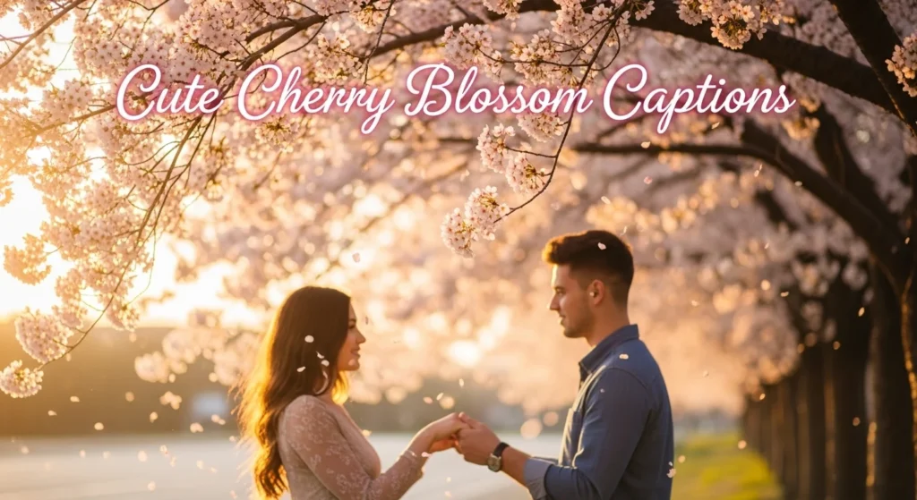 Cute Cherry Blossom Captions