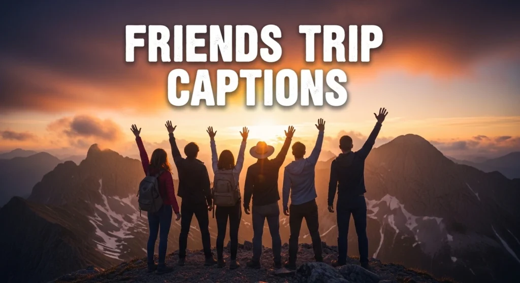 Friends Trip Captions