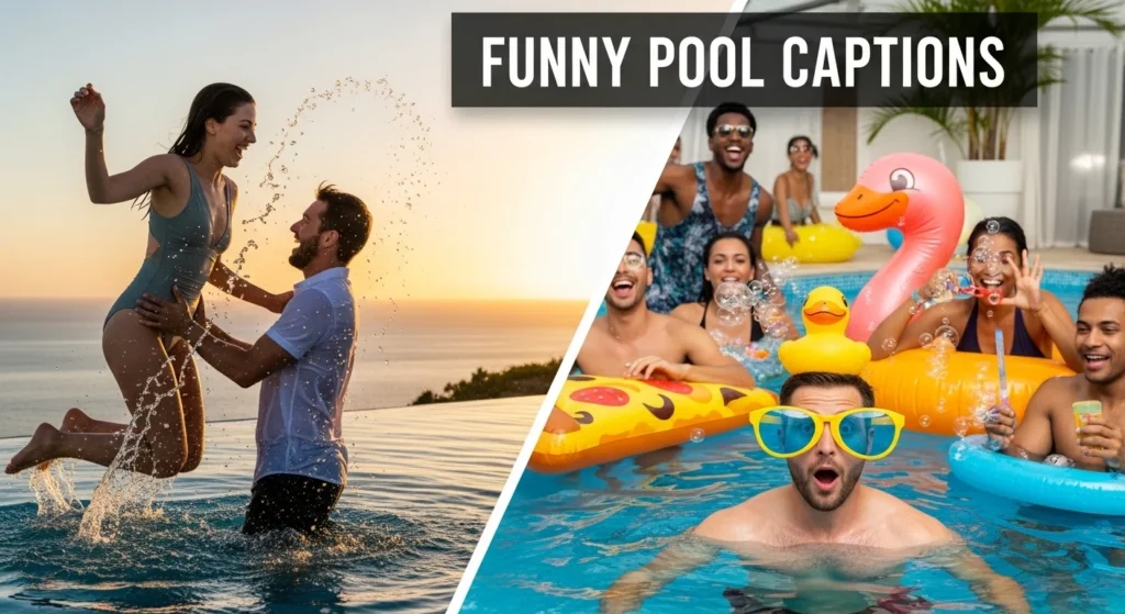 Funny Pool Captions