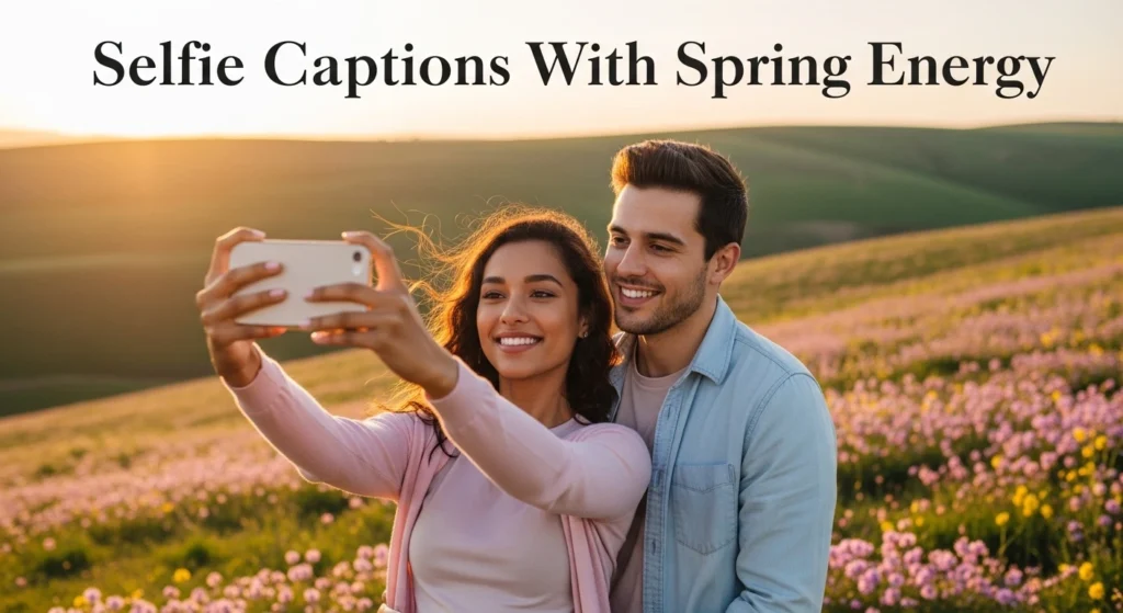 Selfie Captions With Spring Energy