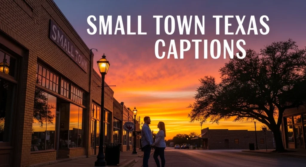 Small Town Texas Captions