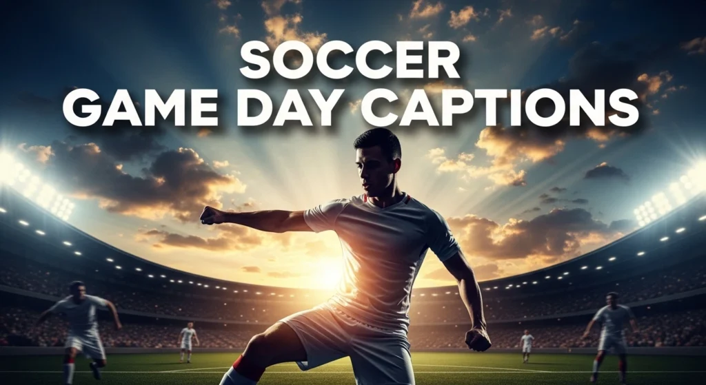Soccer Game Day Captions