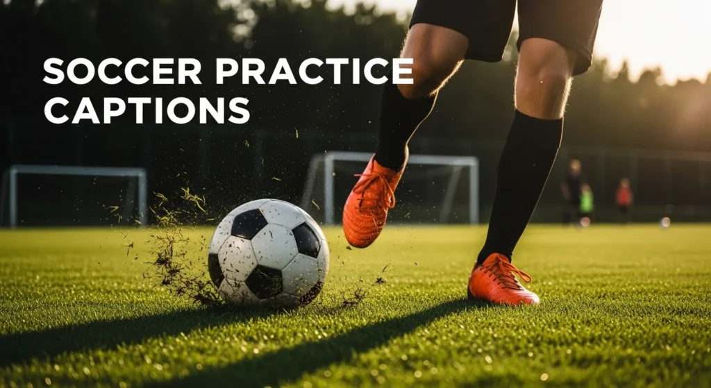 Soccer Practice Captions