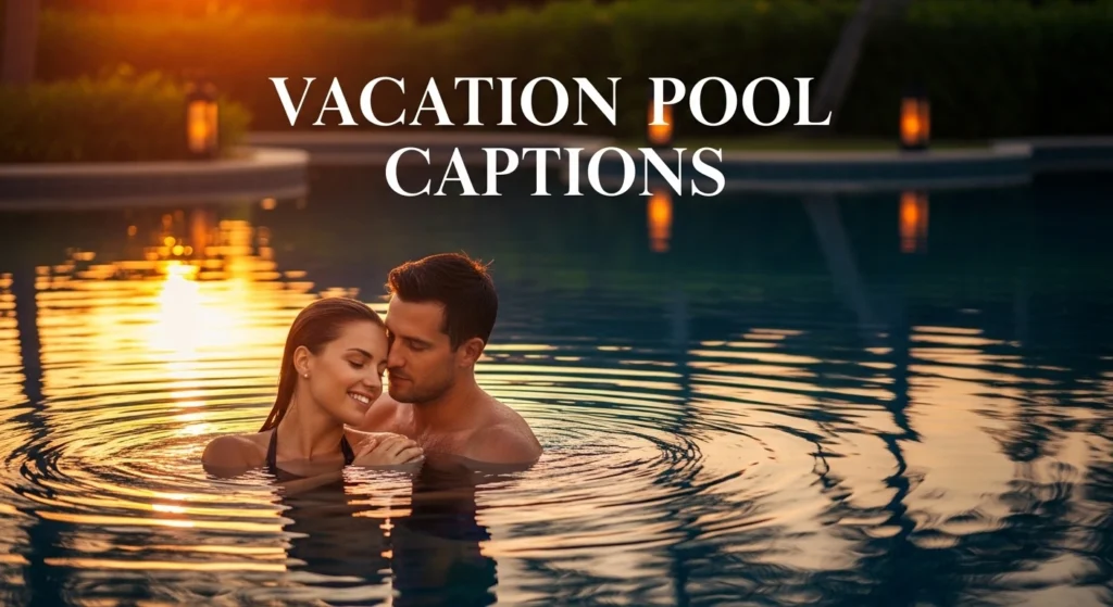 Vacation Pool Captions